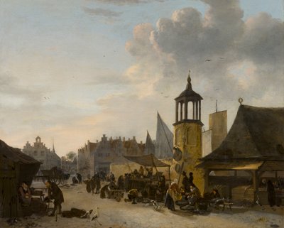 Fish Market by Egbert van der Poel